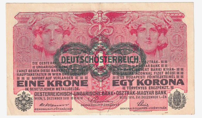 AUSTRO-UNGARIA 1 COROANA EINE KRONE EGY KORONA 1916