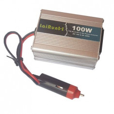 Invertor Auto 12V- to 220V~/50Hz, putere 100W foto