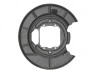 Protectie stropire disc frana Bmw Seria 5 (E39), 01.1996-06.2004 Combi (Touring), Spate, Stanga, metal
