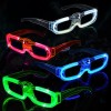Ochelari LED animatie petreceri, 3 moduri de iluminare, alimentare baterii - Rosu, ProCart
