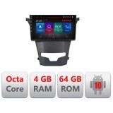 Navigatie Ssangyong Korando 2014-2019 E-1159 Octa Core cu Android Radio Bluetooth Internet GPS WIFI DSP 4+64GB 4G CarStore Technology