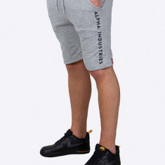 Alpha Industries pantaloni scurți Al Sweat bărbați, culoarea gri 116365.17-grey