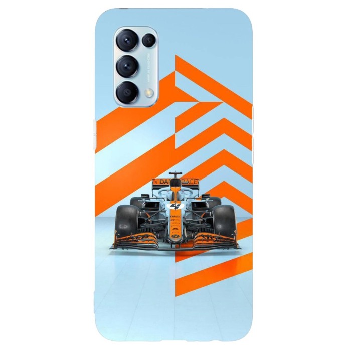 Husa compatibila cu Oppo Find X3 Lite model Formula One Mclaren, Silicon, TPU, Viceversa