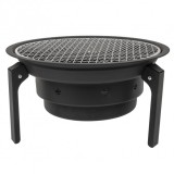 Gratar rotund metalic camping pliabil 35x19cm Zilan ZTS9088