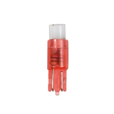 Bec tip LED 12V iluminat bord soclu pl. T5 W2x46d 5buc - Rosu Garage AutoRide foto