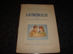 Carte de citire , clasa I-a elementara - Lesebuch - 1955 - in germana