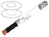 Cablu JZ-500 7x1,5mm2 neecranat 300V 500V Cu litat gri