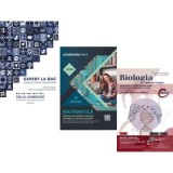 Pachet Bacalaureat 2026. Ghid complet Limba si literatura romana, Matematica. Modele de subiecte pentru Filiera tehnologica, servicii si Biologia pe i