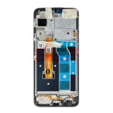 Display LCD Touchscreen cu Rama Original Realme 6 Negru Service Pack