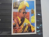 DALAI - LAMA tinar in costum de ceremonie pentru o slujba de sfintire PUJA - INDIA - NEW DELHI - GURU HARKAISHAN NAGAR - NECIRCULA, SCRISA.TA