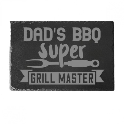 Platou ardezie Dad s BBQ foto