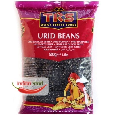 TRS Urid Beans Whole (Linte Neagra Bob Intreg) 500g foto