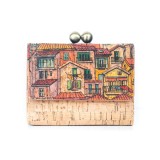 Cumpara ieftin Portofel din pluta vintage multifunctional