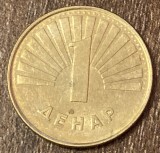 C50 - Moneda foarte veche - Macedonia - 1 dinar - 2008