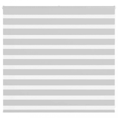 Jaluzea tip zebra gri deschis lățime țesătură 150,9cm poliester foto