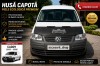 Husa Capota Piele Ecologica Negru Caddy 2003-2009 Protectie Auto