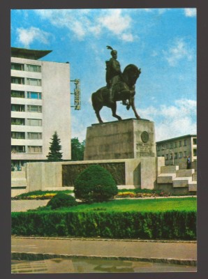 CPIB 23616 CARTE POSTALA - CLUJ NAPOCA. STATUIA LUI MIHAI VITEAZUL DE MARIUS BUTUNOIU, NECIRCULATA foto