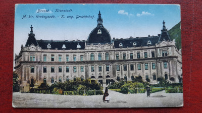 Brasov-1920-Tribunalul Regal-CENZ. ROMANA ALBA-IULIA-C.P.circ.-RARA foto