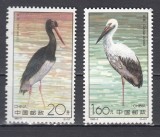 A12 S7 7 - Timbre foarte vechi - China - pasari acvatice - 1992