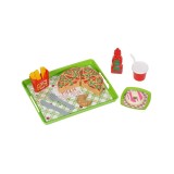 Set jucarii, Alimente, pizza, ketchup, gogoasa, Plastic, ATU-089799, Oem