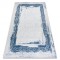 ANDRE 1213 covor lavabil Cadru, grecesc anti-alunecare - alb / albastru, 160x220 cm