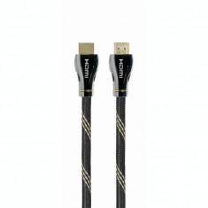 CABLU video GEMBIRD HDMI (T) la HDMI (T) 2m HDMI 2.1 premium conectori auriti rezolutie maxima 8K (7680 x 4320) la 60 Hz negru &amp;amp;quot;CCBP-HDMI8K-2M&amp;amp;qu foto