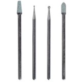 Proxxon 28920 - Set freze si slefuitoare pentru sticla tija 2.35 mm 4 bucati