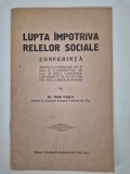 Carte veche 1927 Cluj Ioan Pasca Lupta impotriva relelor sociale
