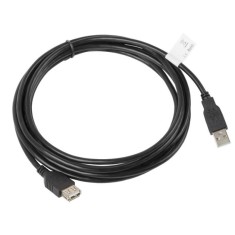 Cablu USB-A M/F 2.0 3 m negru