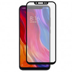 Folie Sticla Premium pentru Xiaomi Mi 8 5D Full Cover acopera tot ecranul Full Glue Negru foto