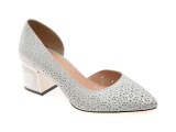 Cumpara ieftin Pantofi IMAGE argintii, 3671622, din piele naturala