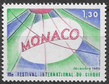 C4641 - Monaco 1980 - Circul neuzat,perfecta stare, Nestampilat