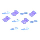 Set 10 clipsuri ornament HONDA CIVIC, 07.2016-12.2021, usa fata, usa spate; door window ornamente, 10 bucati,