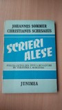 Scrieri alese. Poezia latina din epoca renasterii pe teritoriul Romaniei - Johannes Sommer