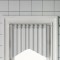 Șine pentru perdele 2 buc, alb și argintiu, 40-60 cm, aluminiu
