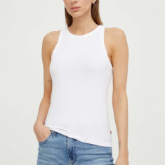 Levi's top femei, culoarea alb