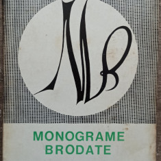 Monograme brodate - Ecaterina Tomida// 1969