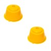 Set 2 Capsule cafea, reutilizabila, reincarcabila, compatibil Dolce Gusto, galben