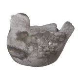 Cumpara ieftin Ghiveci flori piatra gri Pasare 18x12x13 cm