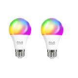 Set 2 becuri LED NOUS P3 RGB Smart, E27, Control din aplicatie