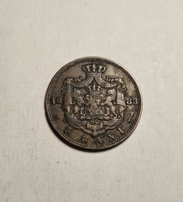 5 bani 1883 foto