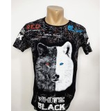 Tricou barbați cap lup - XXL