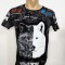 Tricou barbați cap lup - XL