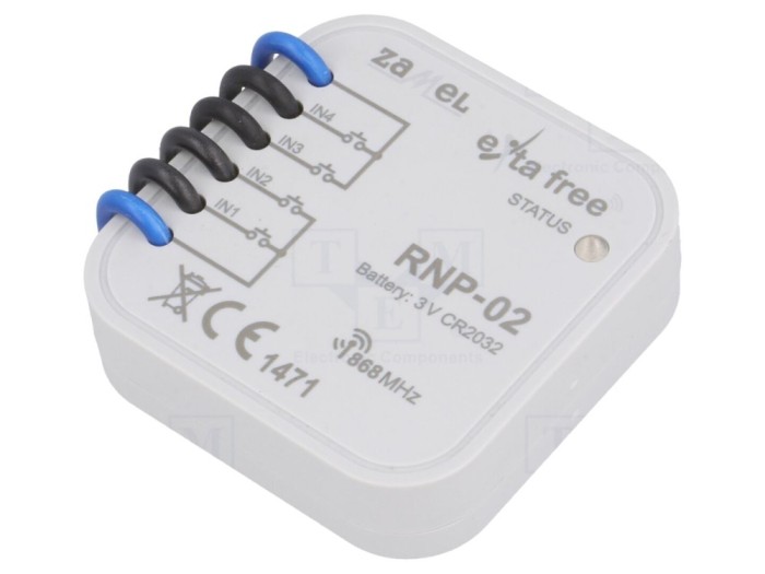 Emițător wireless 3VDC IP20