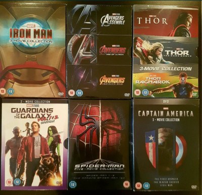 Colectie Filme Marvel DVD BoxSets Complete Collections Originale foto