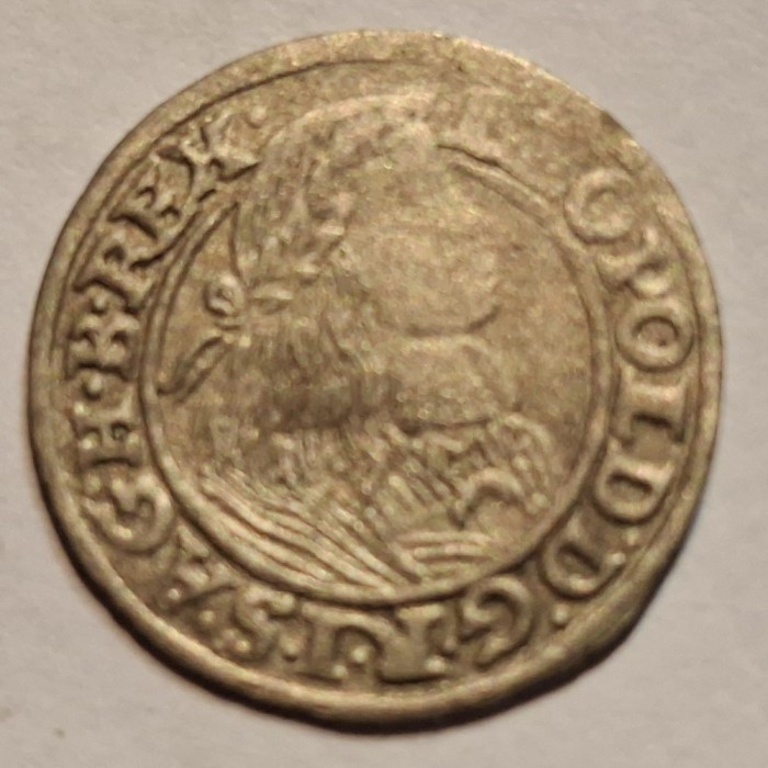 Austria 1 kreuzer 1661 GH argint Leopold l