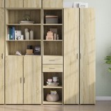 VidaXL Dulap &icirc;nalt, stejar sonoma, 40x42,5x185 cm, lemn prelucrat