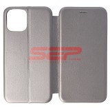 Husa Flip Round Fossil Gray Apple iPhone 12 Pro