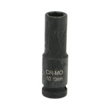 Cheie tubulara de impact lunga 13 mm, 1/2 inch, 78 mm, Cr-Mo