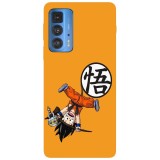 Husa compatibila cu Motorola Edge 20 Lite model Dragon Ball Kid Goku, Silicon, TPU, Viceversa, Transparent, Carcasa